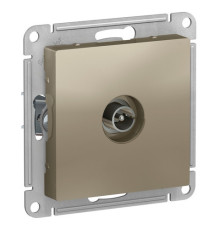 Розетка TV Systeme Electric ATLASDESIGN, одиночная, шампань