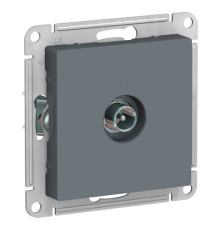 Розетка TV Systeme Electric ATLASDESIGN, проходная, грифель