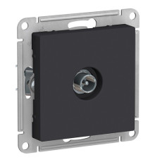 Розетка TV Systeme Electric ATLASDESIGN, оконечная, карбон