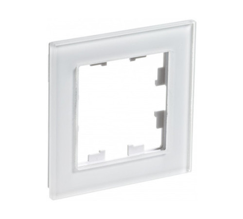 Рамка 1 пост Systeme Electric ATLASDESIGN NATURE, белый (пластик)