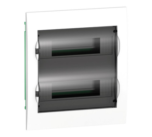 Распределительный шкаф Schneider Electric Easy9 24 мод., IP40, встраиваемый, пластик, прозрачная дверь, с клеммами