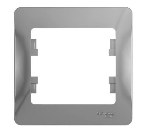 Рамка 1 пост Systeme Electric GLOSSA, алюминий