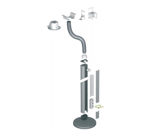 СТОЙКА 2-СТ.СВОБОДН.2,9М БЕЗ ОСНОВ.АНОД