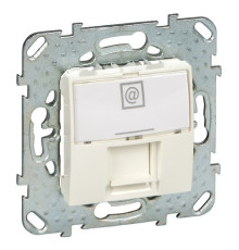 Розетка телефонная 1xRJ12 Schneider Electric UNICA, бежевый