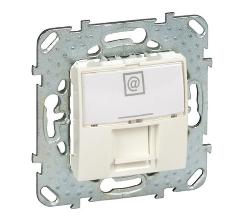 Розетка телефонная 1xRJ12 Schneider Electric UNICA, бежевый