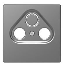 Накладка на розетку телевизионную Schneider Electric MERTEN D-LIFE, нержавеющая сталь