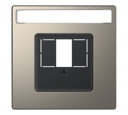 Накладка на розетку информационную Schneider Electric MERTEN D-LIFE, никель