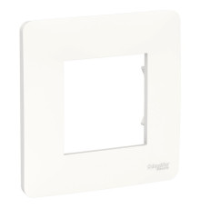 Рамка 1 пост Schneider Electric UNICA NEW STUDIO, монолитная, белый