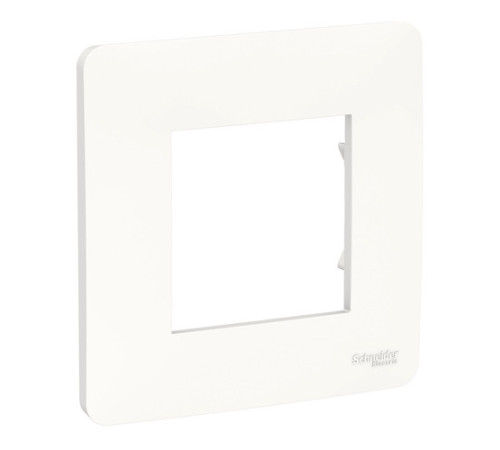 Рамка 1 пост Schneider Electric UNICA NEW STUDIO, монолитная, белый