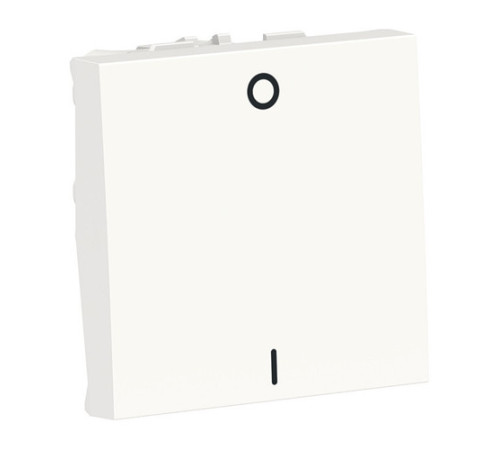 Выключатель 1-клавишный Schneider Electric UNICA MODULAR, скрытый монтаж, белый