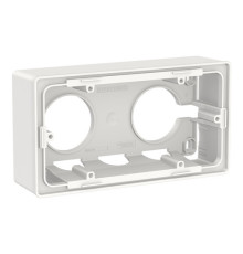 Коробка UNICA NEW для открытой установки 2-постовая белый