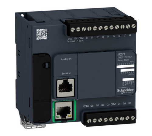 КОМПАКТНЫЙ БАЗОВЫЙ БЛОК M221-16IO РЕЛЕ ETHERNET