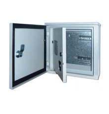 Корпус мет. учет. нав. 300х310х150, 1ф, 2дв., 7 мод., IP54