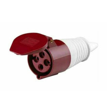 Розетка переносная 224 3Р+РЕ 32А 380В IP44 РП-102 DEKraft