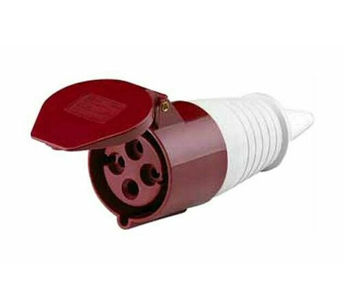 Розетка переносная 224 3Р+РЕ 32А 380В IP44 РП-102 DEKraft