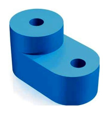 Изолятор угловой для установки нулевой шины