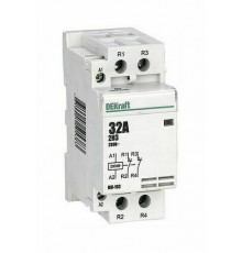 Модульный контактор DEKraft МК-103 2НО 63А 230В AC, 18085DEK