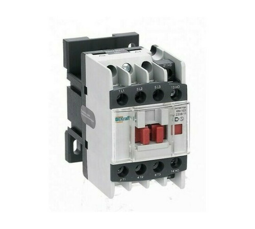 Контактор DEKraft КМ-103 3P 12А 220В AC 5.5кВт, 22108DEK