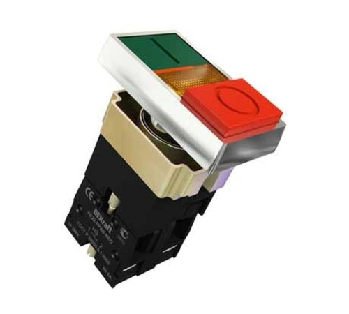 Перекл. I-O PPBB ?22 мм Цвет:ЗЕЛЕНЫЙ-КРАСНЫЙ неон 2