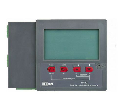 Регулятор реактивной мощности 400В, 12 ступеней КР-102 DEKraft