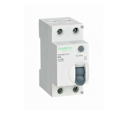 УЗО Systeme Electric City9 Set 2P 40А 6 кА, 30 мА (A), C9R68240