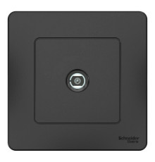 Розетка TV Systeme Electric BLANCA, оконечная, скрытый монтаж, антрацит, BLNTS000016