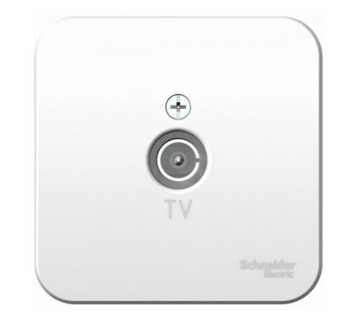 Розетка TV Systeme Electric BLANCA, оконечная, открытый монтаж, белый, BLNTA000011