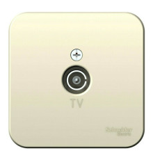 Розетка TV Systeme Electric BLANCA, оконечная, открытый монтаж, молочный, BLNTA000012