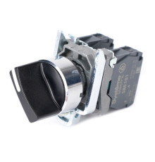 Переключатель SB4 в сборе модульный 22мм 2 позиции с фиксацией 1НО+1НЗ