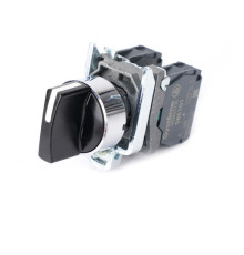 Переключатель SB4 в сборе модульный 22мм 3 позиции с фиксацией 2НО