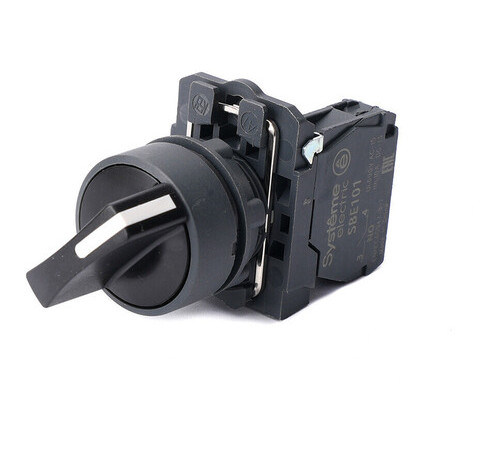 Переключатель SB5 в сборе модульный 22мм 2 позиции с фиксацией 1НО