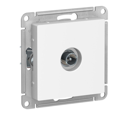 Розетка TV Systeme Electric ATLASDESIGN, проходная, скрытый монтаж, лотос, ATN001392