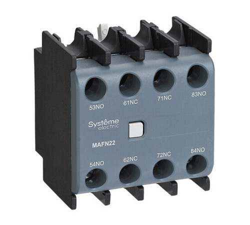 ДОП. КОНТ. БЛОК MC1G//E 2НО+2НЗ ФРОНТАЛЬНЫЙ МОНТАЖ