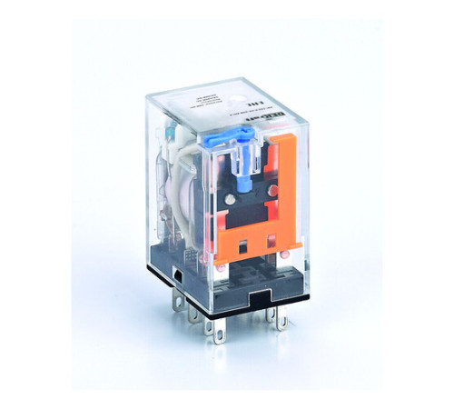 Промежуточное реле 2 конт. с LED инд. и TEST функ. 5А 12В DC ПР-102