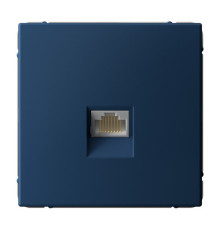 Розетка компьютерная RJ45 Systeme Electric ARTGALLERY, скрытый монтаж, аквамарин