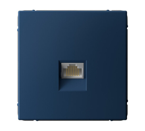 Розетка компьютерная RJ45 Systeme Electric ARTGALLERY, скрытый монтаж, аквамарин