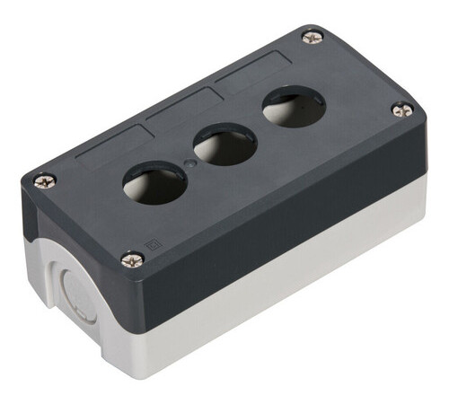 Systeme Electric Кнопочный пост SALD03, 3 отверстия, серый