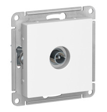 Розетка TV Systeme Electric ATLASDESIGN, одиночная, белый