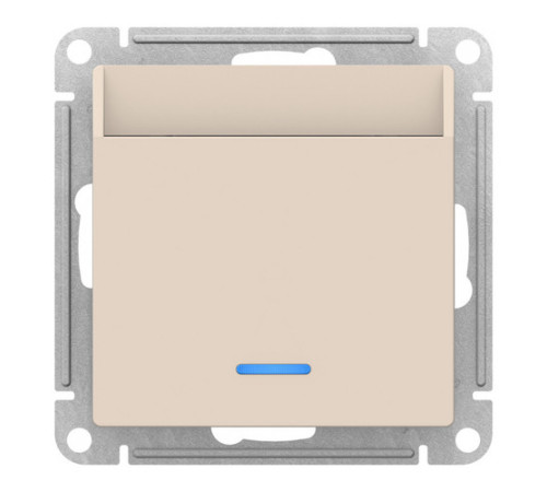Карточный выключатель Systeme Electric ATLASDESIGN, механический, бежевый