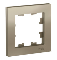 Рамка 1 пост Systeme Electric ATLASDESIGN, шампань