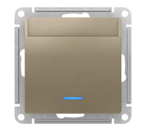 Карточный выключатель Systeme Electric ATLASDESIGN, механический, шампань