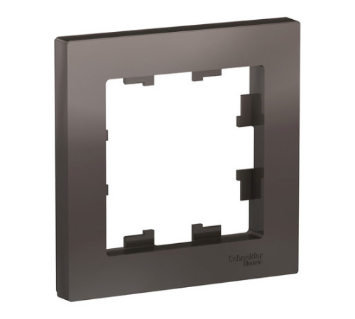 Рамка 1 пост Systeme Electric ATLASDESIGN, мокко