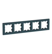 Рамка 5 постов Systeme Electric ATLASDESIGN, изумруд