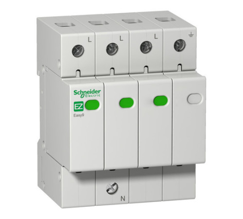 ОГРАНИЧИТЕЛЬ ПЕРЕНАПР. EASY9 3П+H 20кА 400В =S= (max 78)