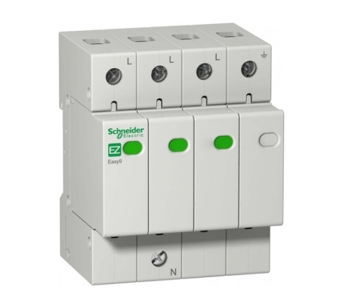 ОГРАНИЧИТЕЛЬ ПЕРЕНАПР. EASY9 3П+Н 45кА 400В =S= (max 39)