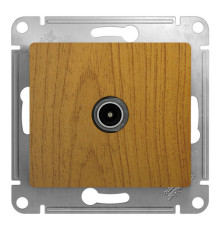 Розетка TV Systeme Electric GLOSSA, оконечная, дуб