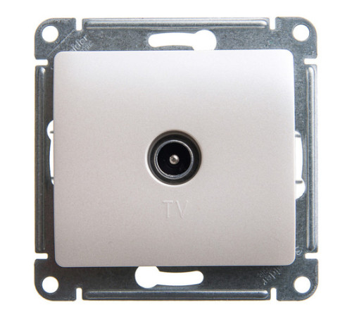 Розетка TV Systeme Electric GLOSSA, оконечная, перламутр