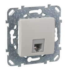 Розетка 1xRJ11 Schneider Electric UNICA, бежевый