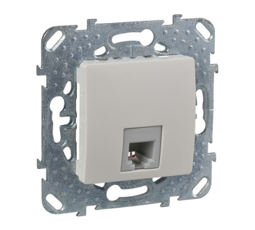 Розетка 1xRJ11 Schneider Electric UNICA, бежевый