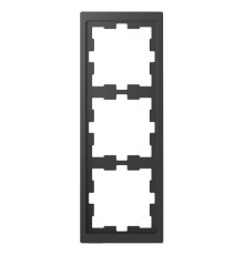 Рамка 3 поста Schneider Electric MERTEN D-LIFE, антрацит